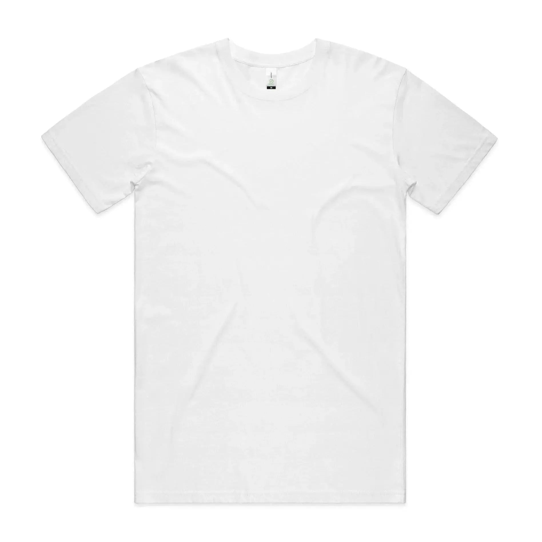 As Colour Men's staple organic tee 5001G Casual Wear As Colour WHITE XSM